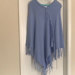 Chico’s Light Blue Poncho